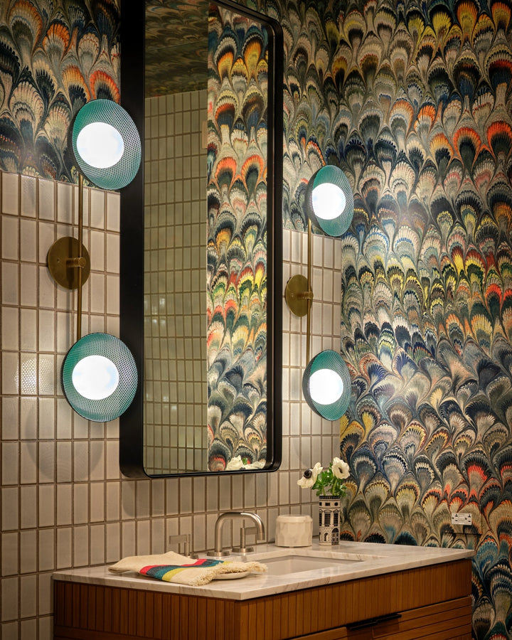 Bicentric (Paris Green, Natural Brass) - Design by Ashby Collective, Photo by Dror Baldinger
