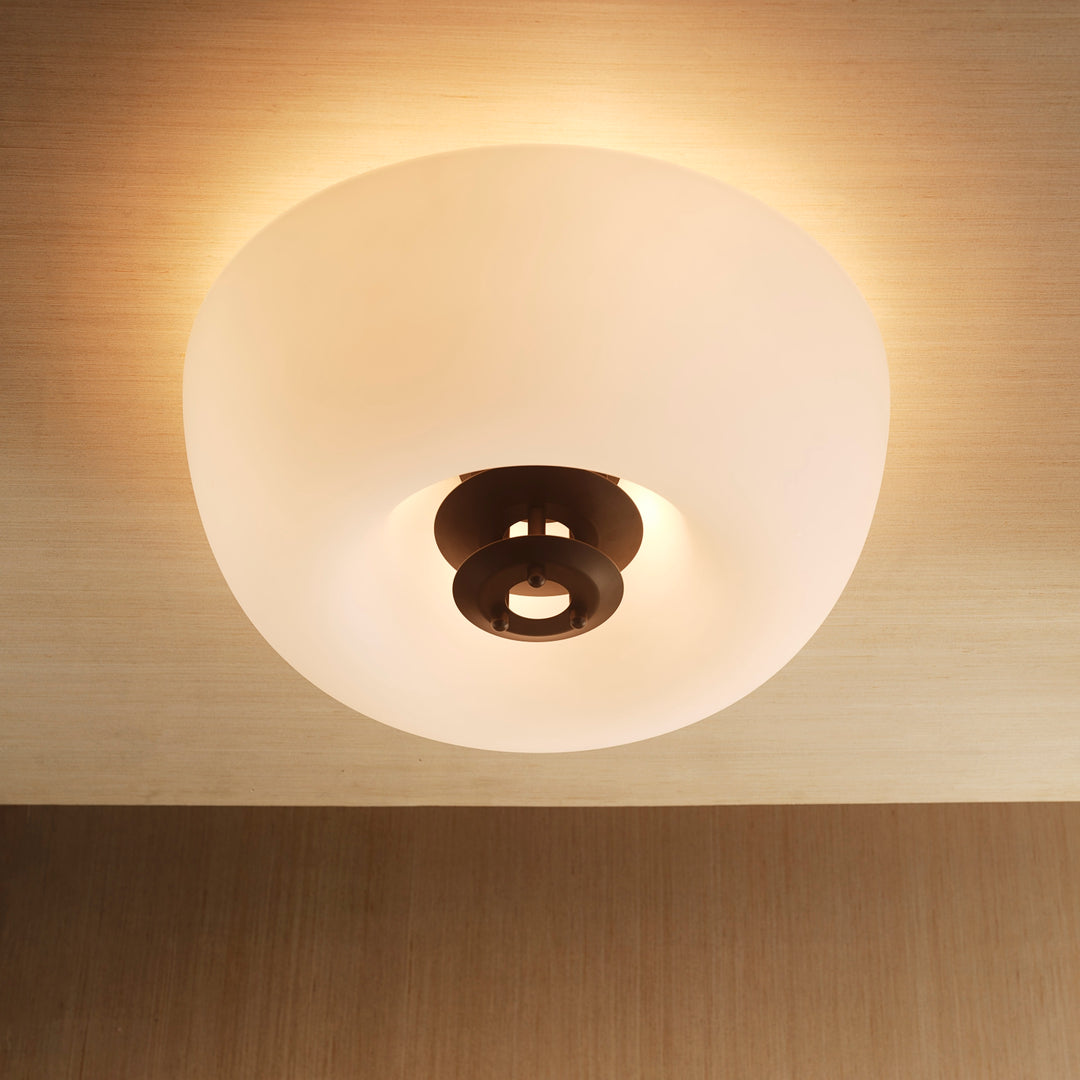 Porto Flushmount (Dark Bronze Enamel)