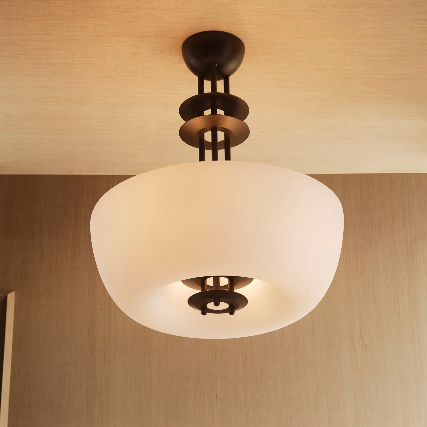 Porto Semiflush (Dark Bronze Enamel)