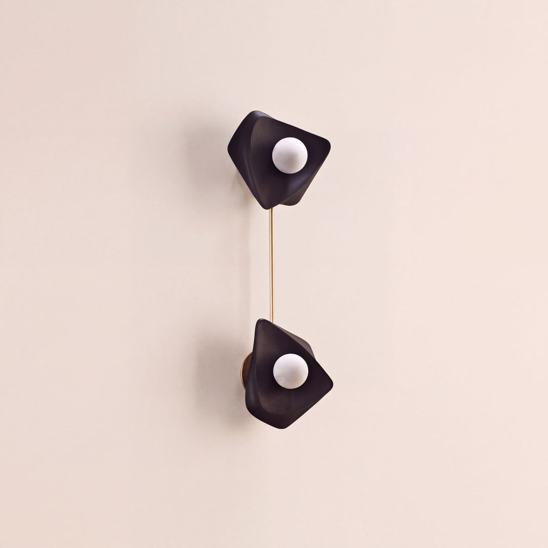 Pothos 2 (Ebonized, Natural Brass)