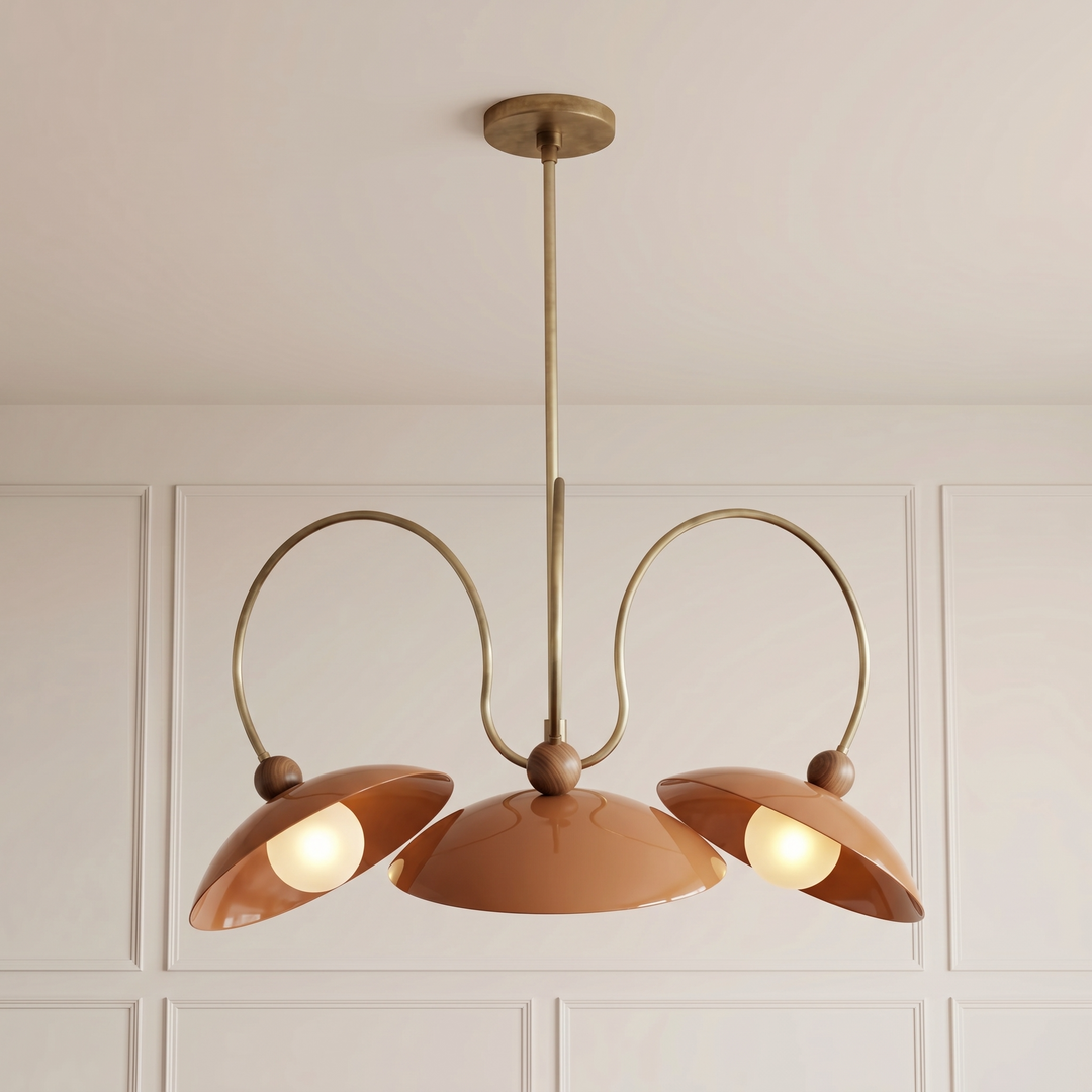 Primrose (Natural Brass, Terracotta, Natural Walnut)