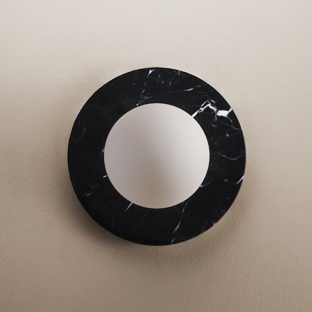 Lucie Wall Sconce (Marquina Black Marble)