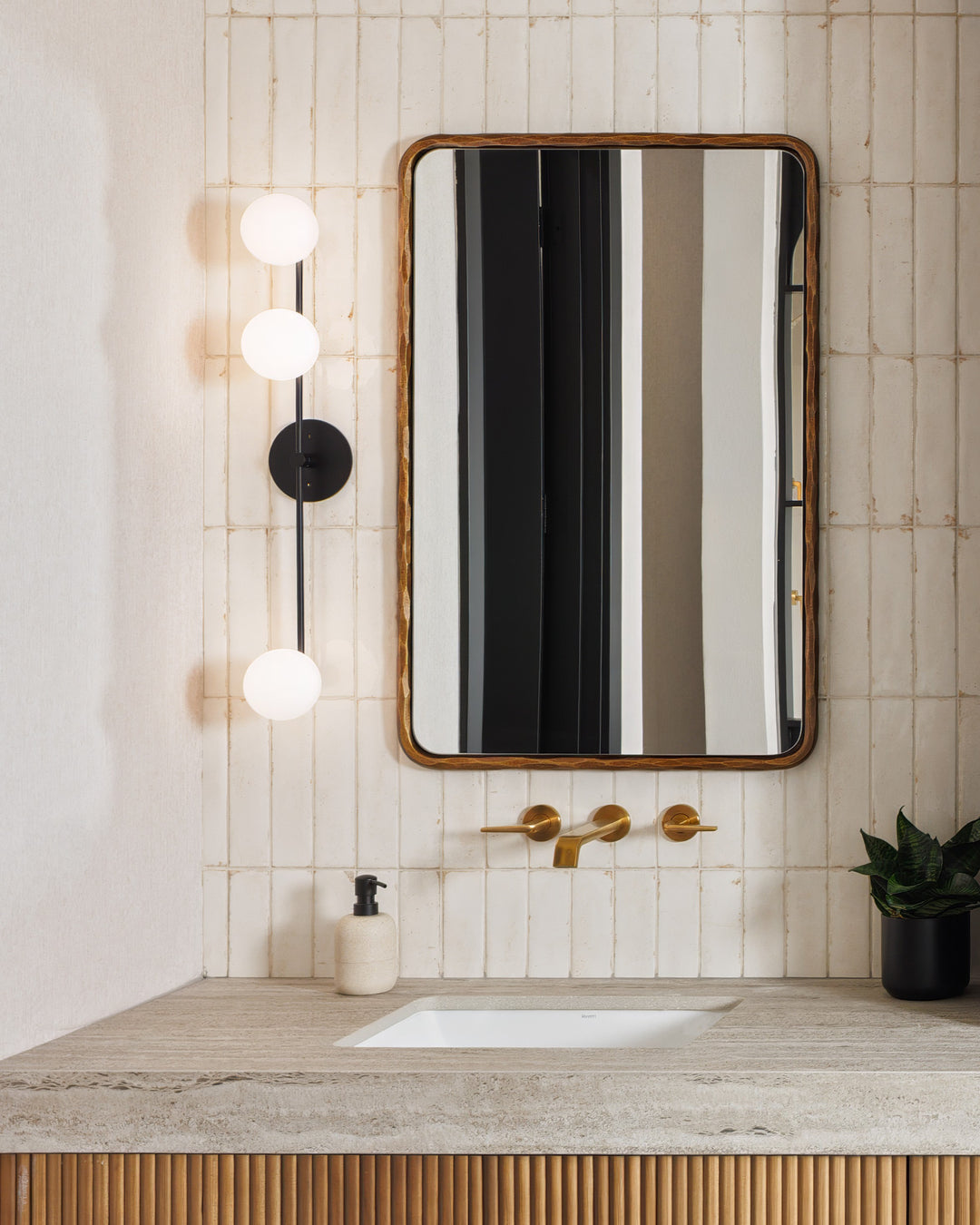 Collinear (Black Enamel) - Design by Taniya Nayak and Drew Lachey - As seen on HGTV's Rock the Block Season 7