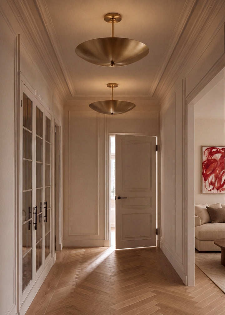Rondel (Brushed Brass) - Rendered Installation
