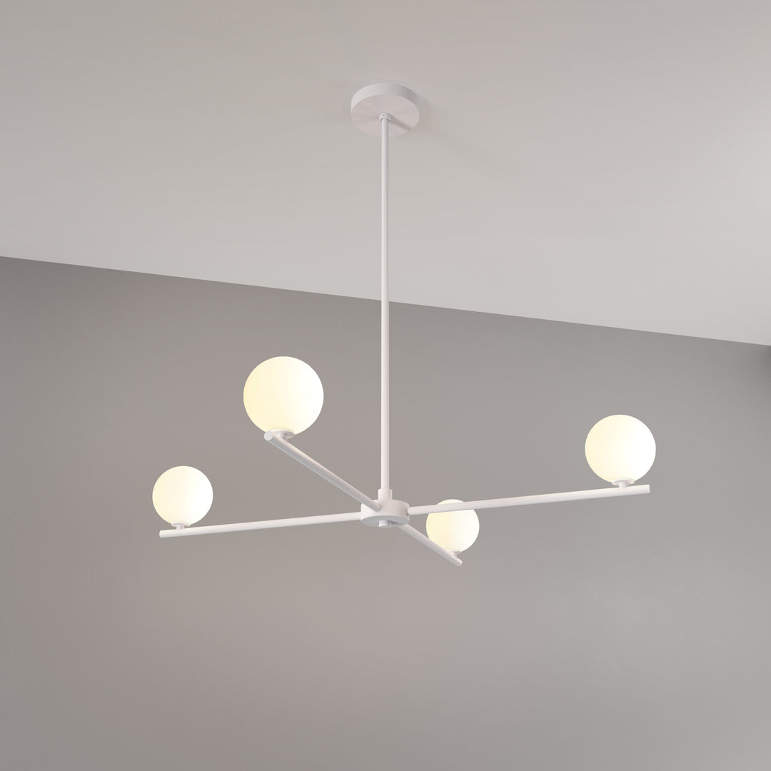 Segment 4 Chandelier (Perfect White)