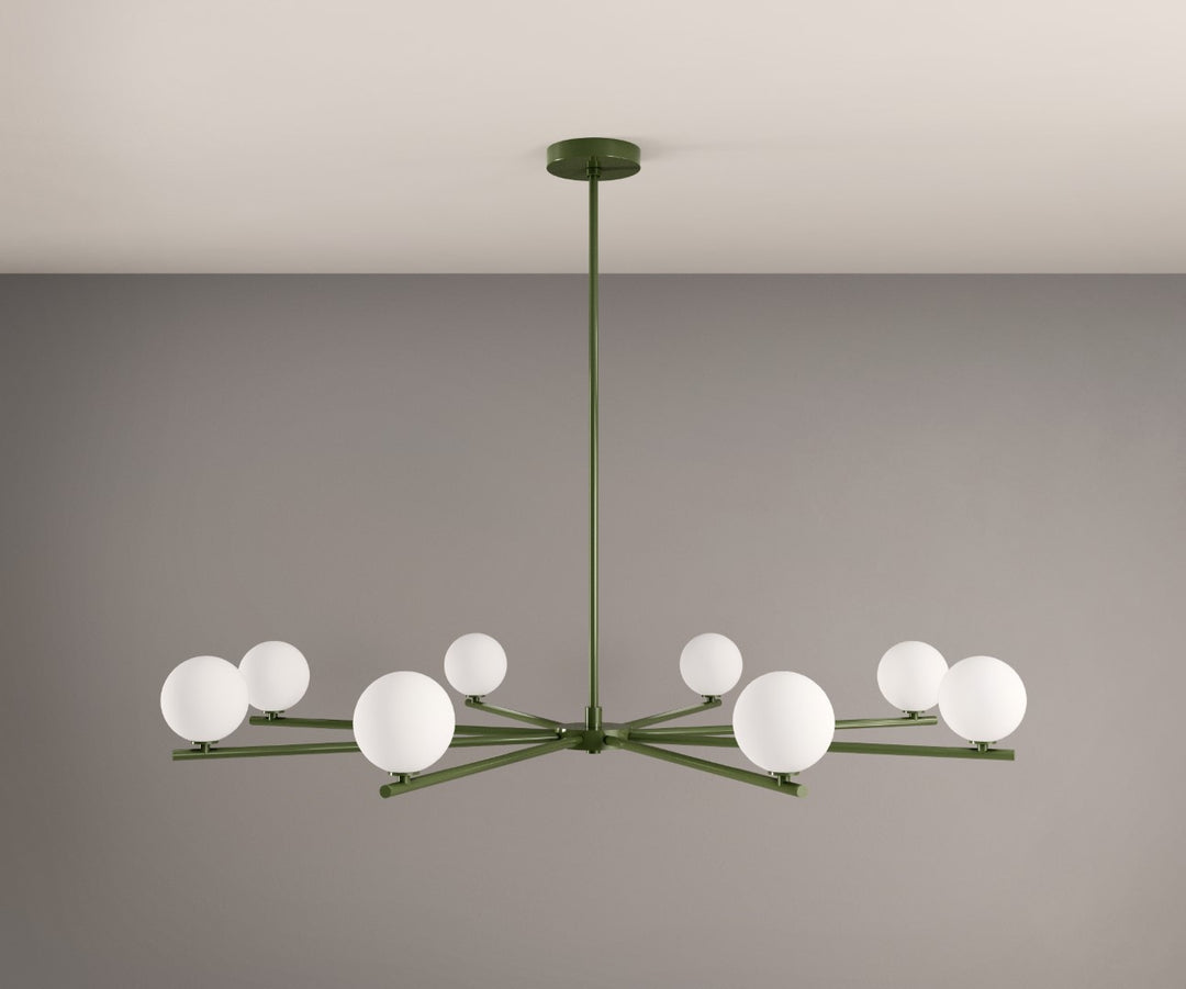 Segment 8 Chandelier (Olivine)