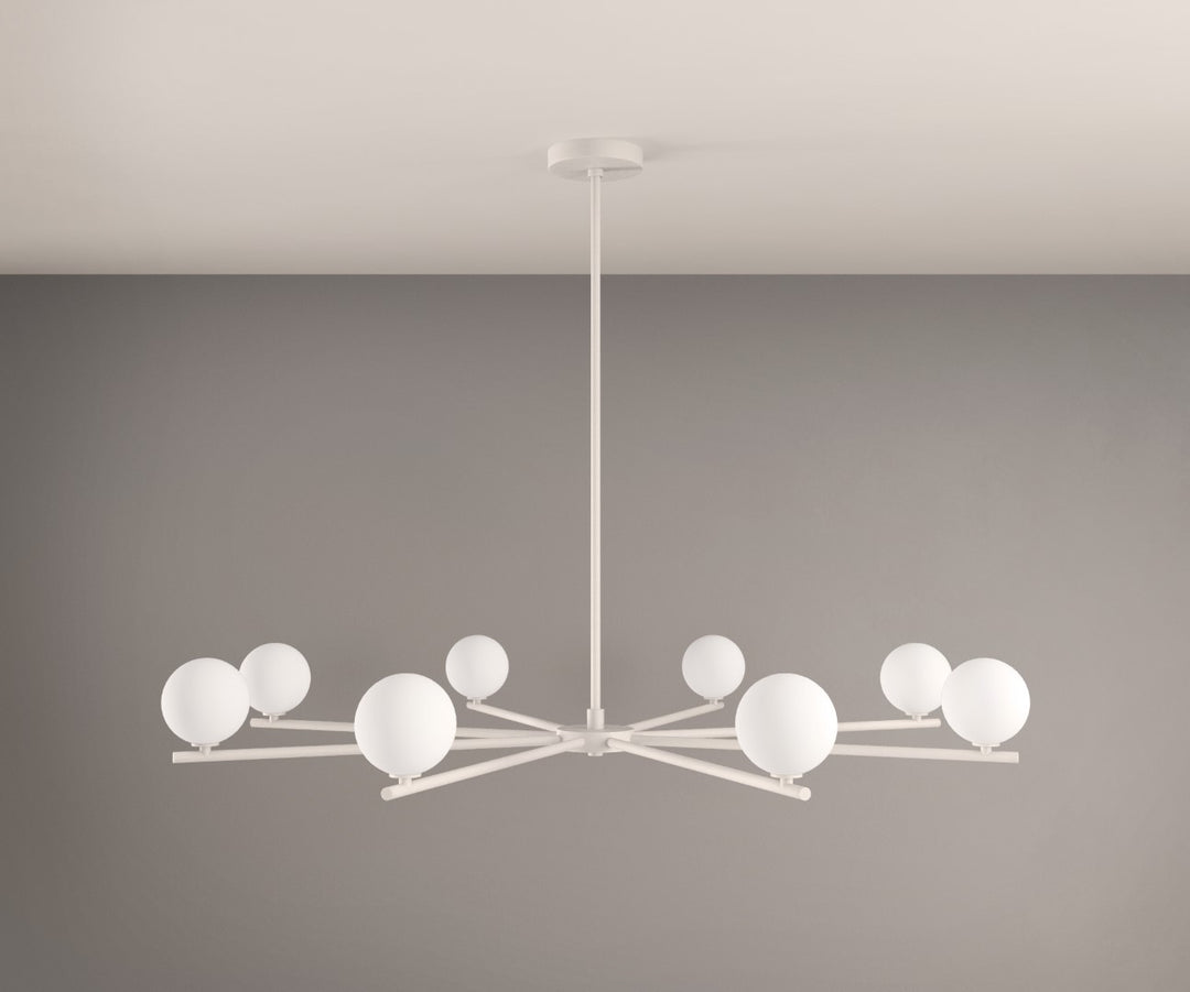 Segment 8 Chandelier (Perfect White)