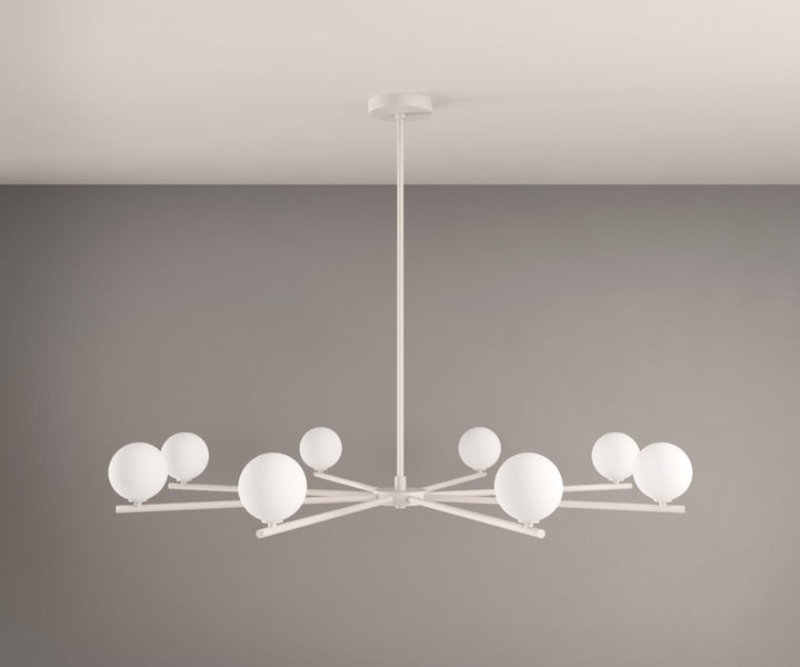 Segment 8 Chandelier (Perfect White)