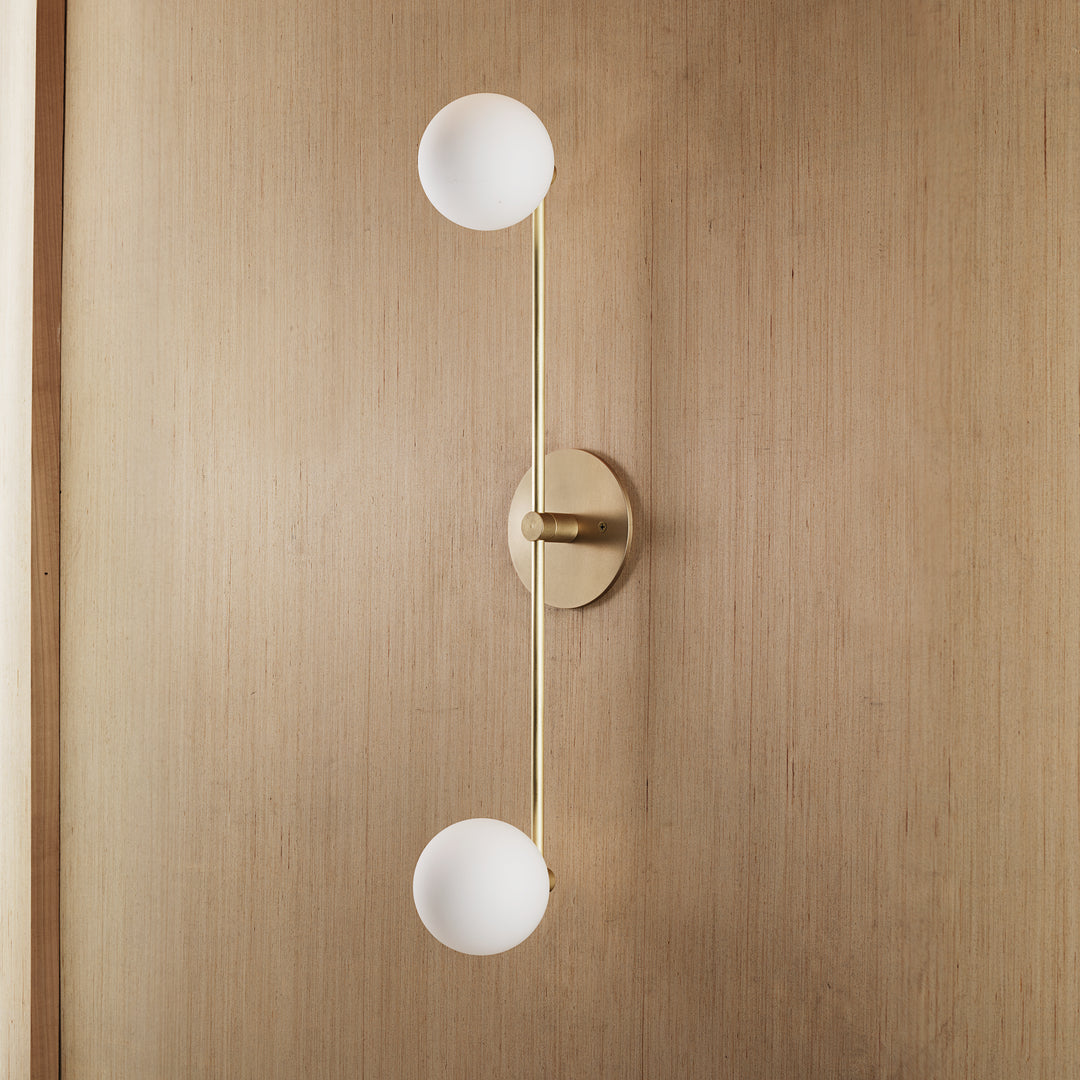 Segment Wall Sconce (Natural Brass)