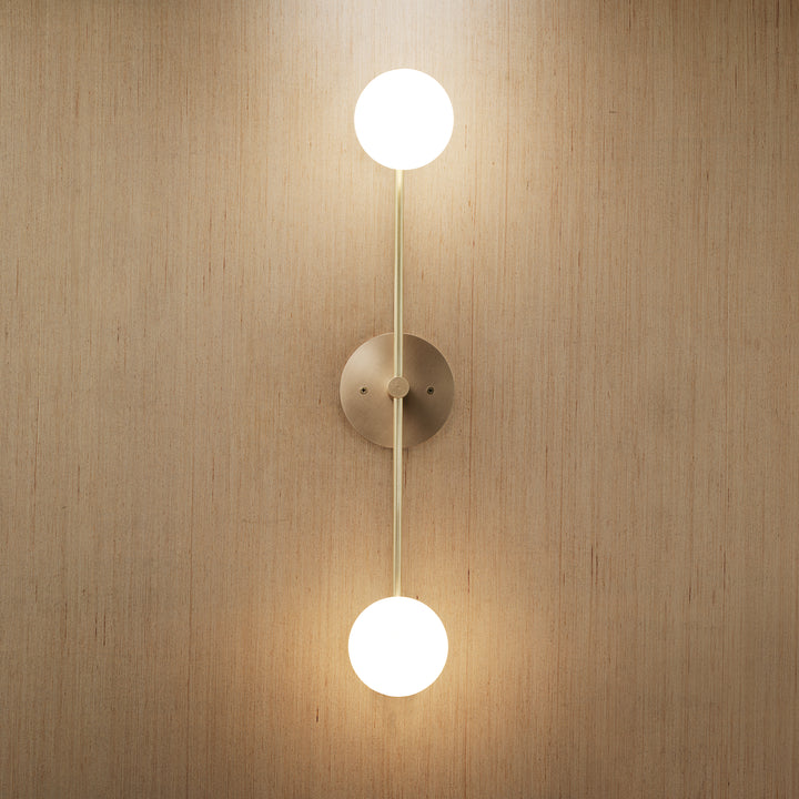 Segment Wall Sconce (Natural Brass)