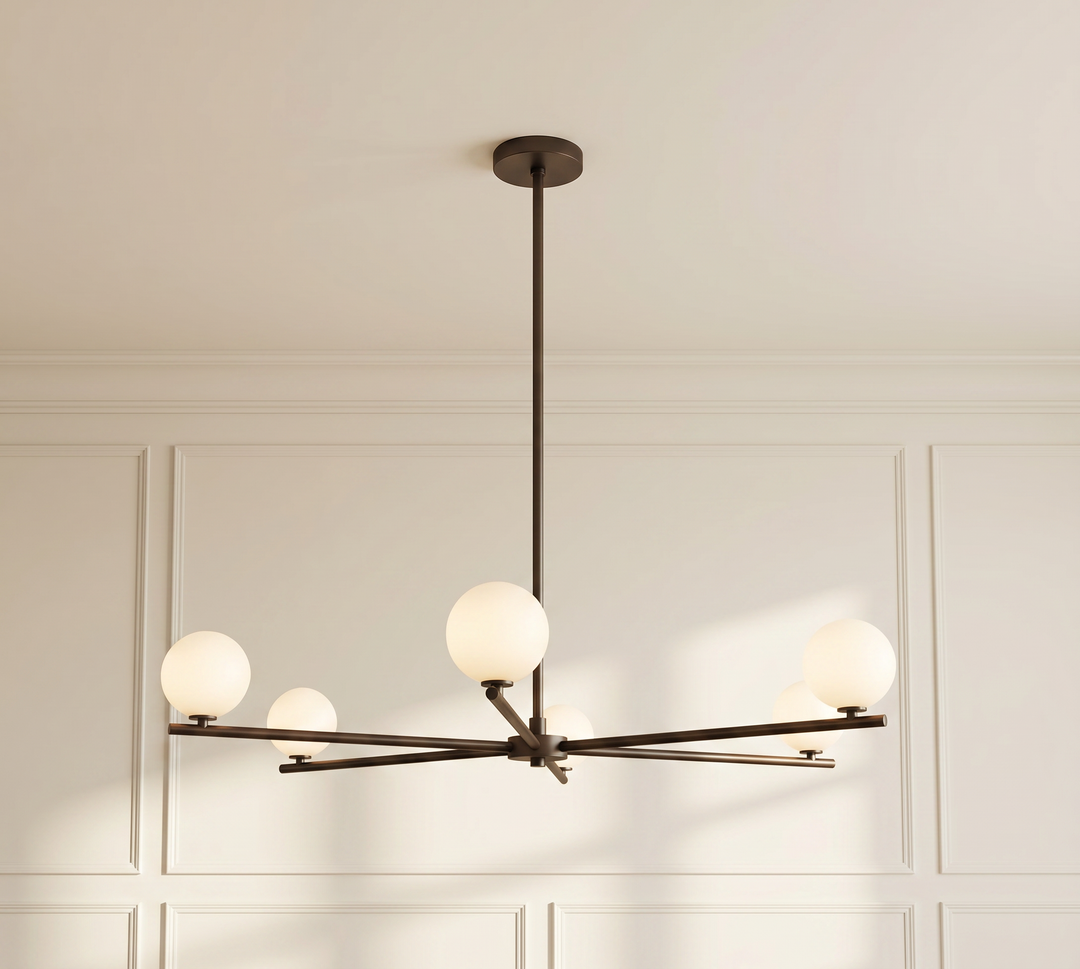 Segment 6 Chandelier (Dark Bronze Enamel)