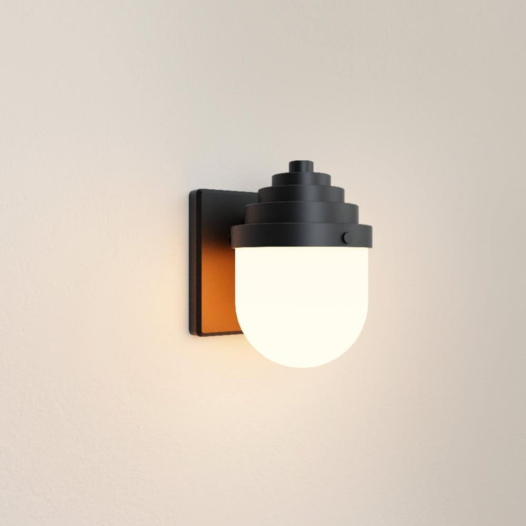 Sullivan Wall Sconce (Black Enamel)