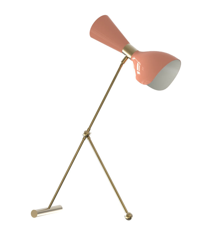 Torno Table Lamp (Natural Brass/Mannequin)