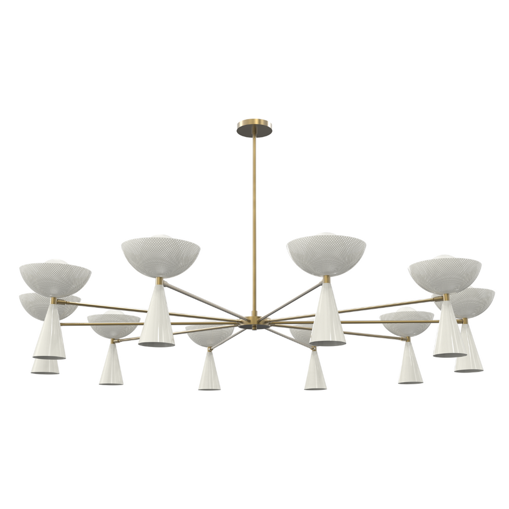 Grand Molto (Stark White, Natural Brass)