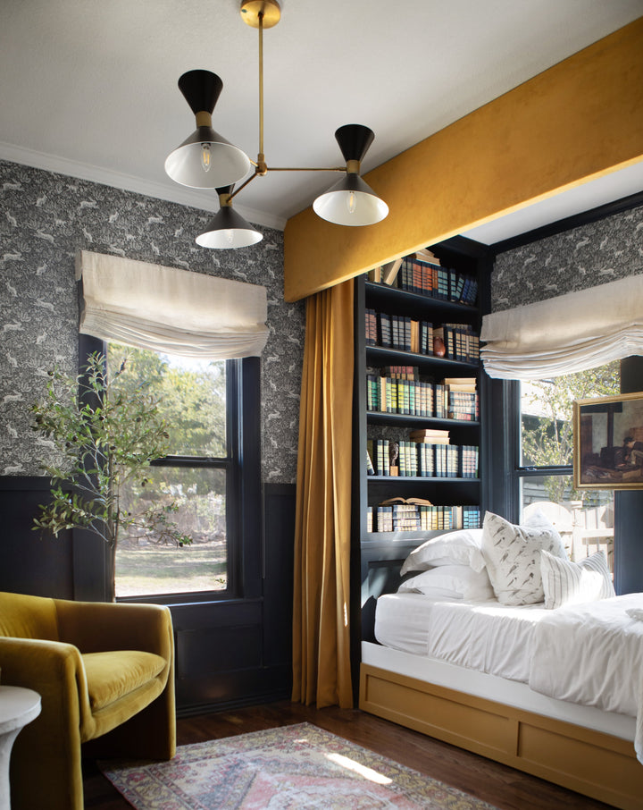 Monarch 3-Arm (Natural Brass/Black) — Interior by Urbanology Designs