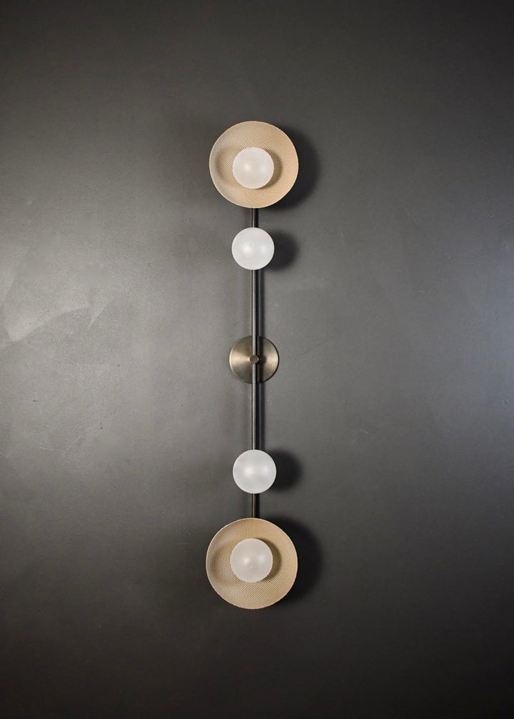 Division Wall Sconce (Smoked Oyster, Dark Bronze Enamel)
