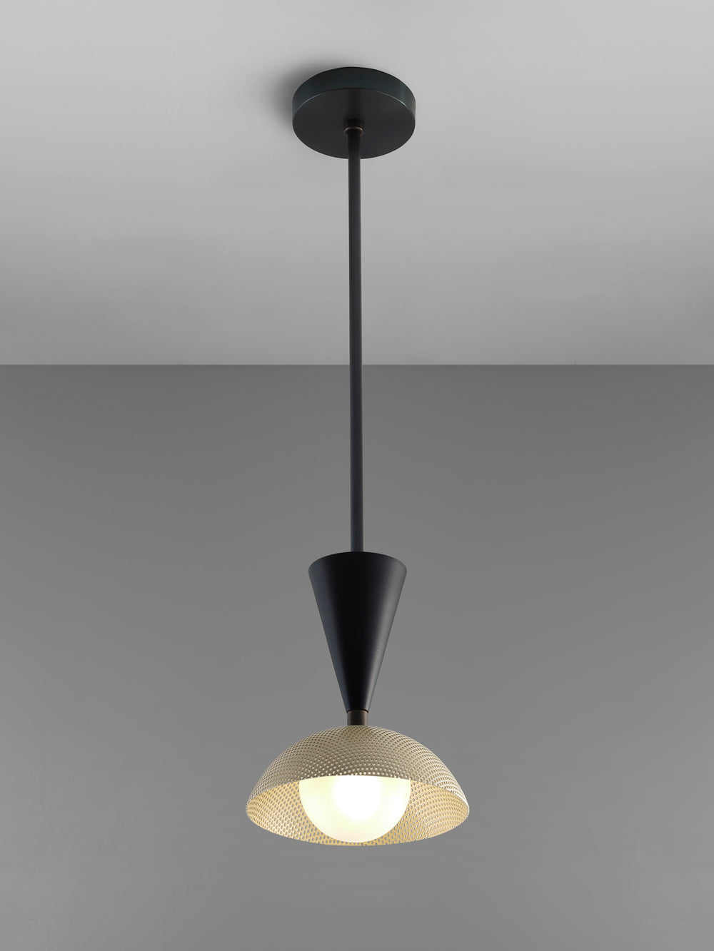 Molto Pendant (Dark Bronze Enamel, Black, Crema)